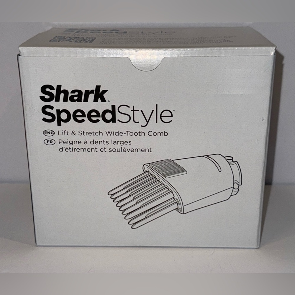 Shark Flex Fusion Wide Tooth Comb Attachment Speed Styling Lift Stretch Fast~NIB